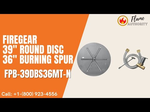 Firegear 39" Round Disc 36" Burning Spur FPB-39DBS36MT-N