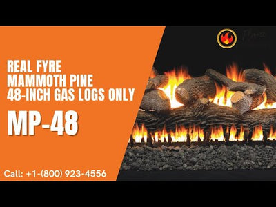 Real Fyre Mammoth Pine 48-Inch Gas Logs Only MP-48