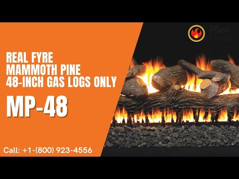 Real Fyre Mammoth Pine 48-Inch Gas Logs Only MP-48