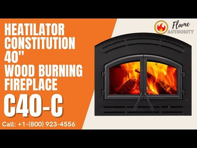 Heatilator Constitution 40" Wood Burning Fireplace C40-C