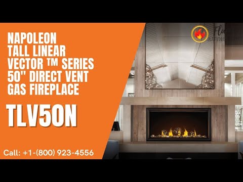 Napoleon Tall Linear Vector ™ Series 50" Direct Vent Gas Fireplace TLV50N