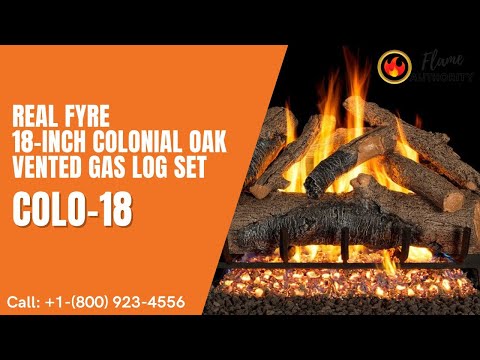 Real Fyre 18-inch Colonial Oak Vented Gas Log Set - COLO-18