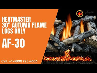 Heatmaster 30" Autumn Flame Logs Only AF-30