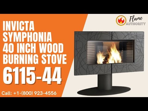 Invicta Symphonia 40 Inch Wood Burning Stove 6115-44