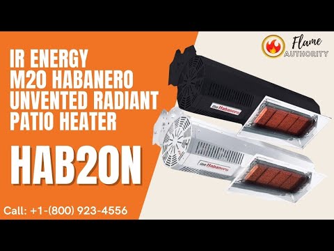 IR Energy M20 Habanero Unvented Radiant Patio Heater HAB20N