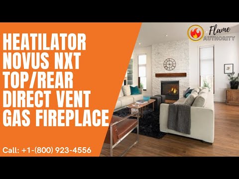 Heatilator Novus nXt 33" Top/Rear Direct Vent Gas Fireplace NNXT33