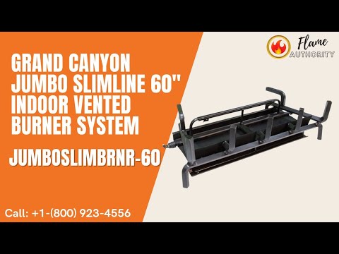 Grand Canyon Jumbo Slimline 60" Indoor Vented Burner System JUMBOSLIMBRNR-60