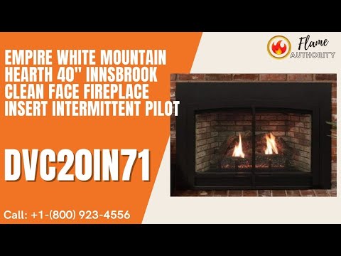 Empire White Mountain Hearth 40" Innsbrook Clean Face Fireplace Insert Intermittent Pilot DVC20IN71