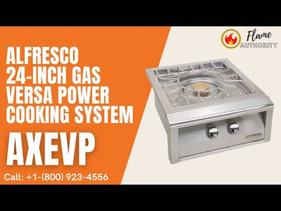Alfresco 24-Inch Gas Versa Power Cooking System