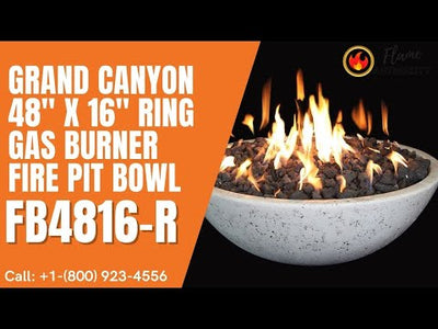 Grand Canyon 48" x 16" Ring Gas Burner Fire Pit Bowl FB4816-R