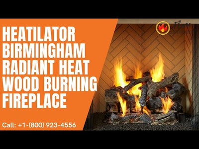 Heatilator Birmingham 42" Radiant Heat Wood Burning Fireplace BIR42-B