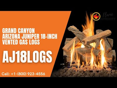 Grand Canyon Arizona Juniper 18-inch Vented Gas Logs AJ18LOGS