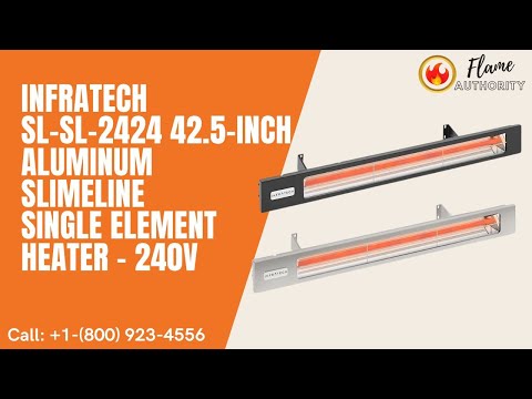 Infratech SL-2424 42.5-inch Aluminum Slimeline Single Element Heater - 240V