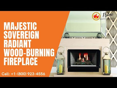 Majestic Sovereign 36" Radiant Wood-Burning Fireplace SA36R
