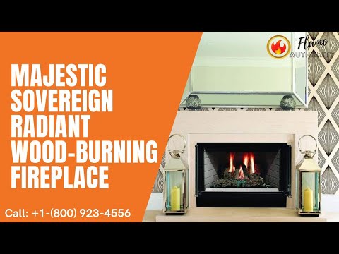 Majestic Sovereign 36" Radiant Wood-Burning Fireplace SA36R