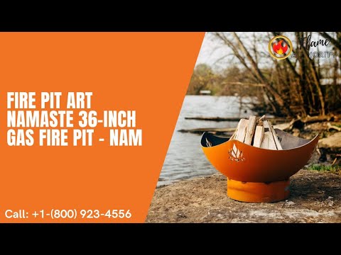 Fire Pit Art Namaste 36-inch Gas Fire Pit - NAM
