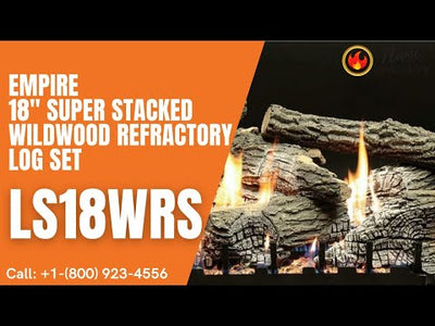 Empire 18" Super Stacked Wildwood Refractory Log Set LS18WRS