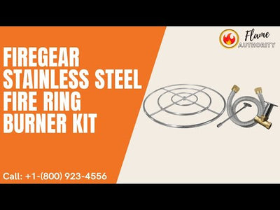 Firegear Stainless Steel 18-inch Fire Ring Burner Kit FG-FR-18SSK