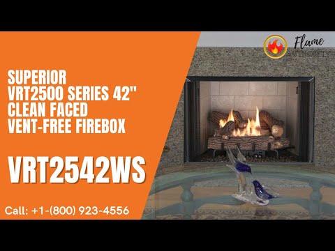 Superior VRT2500 Series 42" Clean Faced Vent-Free Firebox VRT2542WS