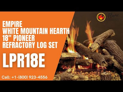 Empire White Mountain Hearth 18" Pioneer Refractory Log Set LPR18E
