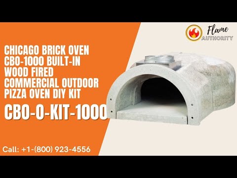 Chicago Brick Oven CBO-1000 Built-In Wood Fired Commercial Outdoor Pizza Oven DIY Kit CBO-O-KIT-1000