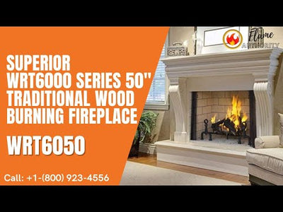 Superior WRT6000 Series 50" Traditional Wood Burning Fireplace WRT6050