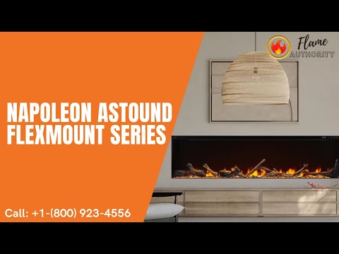 Napoleon Astound 50-inch Wall Mounted Electric Fireplace NEFL50AB