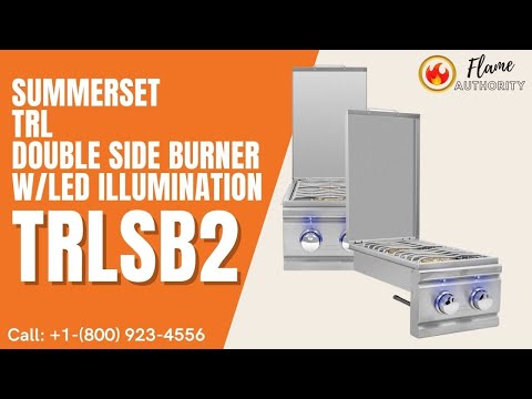 Summerset TRL Double Side Burner w/LED Illumination - TRLSB2