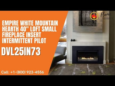 Empire White Mountain Hearth 40" Loft Small Fireplace Insert Intermittent Pilot DVL25IN73