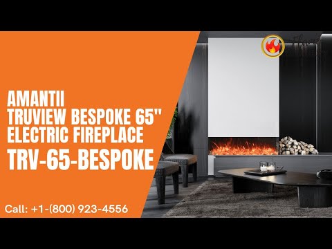 Amantii TruView Bespoke 65" Electric Fireplace TRV-65-BESPOKE