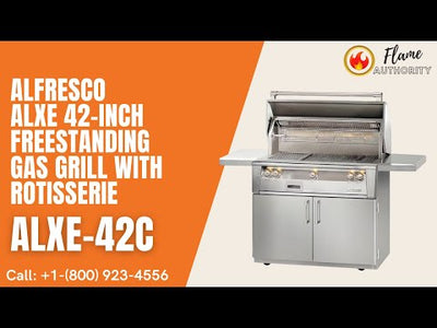 Alfresco ALXE 42-Inch Freestanding Gas Grill With Rotisserie