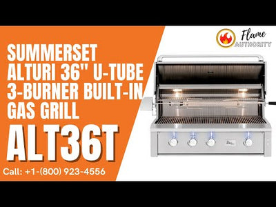 Summerset Alturi 36" U-Tube  3-Burner Built-In Gas Grill ALT36T