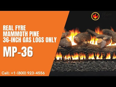 Real Fyre Mammoth Pine 36-Inch Gas Logs Only MP-36
