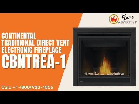 Continental Traditional Direct Vent Electronic Fireplace CBNTREA-1