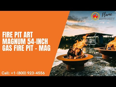 Fire Pit Art Magnum 54-inch Gas Fire Pit - MAG
