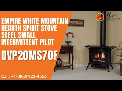 Empire White Mountain Hearth Spirit Stove Steel Small Intermittent Pilot DVP20MS70F