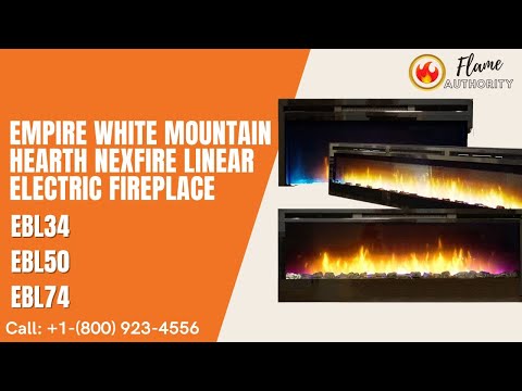 Empire White Mountain Hearth Nexfire Linear 50-inch Electric Fireplace EBL50