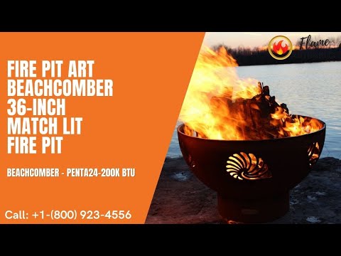 Fire Pit Art Beachcomber 36-inch Match Lit Fire Pit Beachcomber - PENTA24-200K BTU