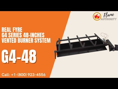 Real Fyre G4 Series 48-inches Vented Burner System G4-48