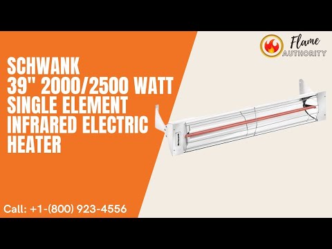 ElectricSchwank 39" 2000/2500 Watt Single Element Infrared Electric Heater