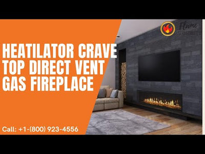 Heatilator Crave 72" Top Direct Vent Gas Fireplace CRAVE8472-C