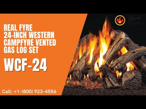 Real Fyre 24-inch Western Campfyre Vented Gas Log Set - WCF-24
