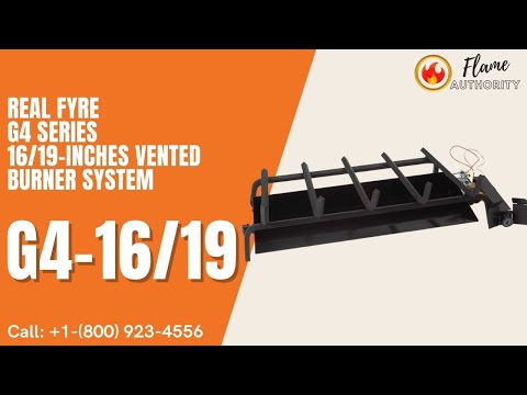 Real Fyre G4 Series 16/19-inches Vented Burner System G4-16/19