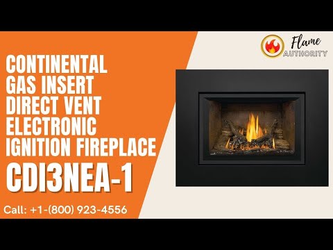 Continental Gas Insert Direct Vent Electronic Ignition Fireplace CDI3NEA-1