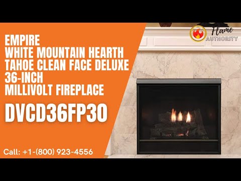 Empire White Mountain Hearth Tahoe Clean Face Deluxe 36-inch Millivolt Fireplace DVCD36FP30