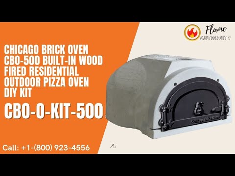 Chicago Brick Oven CBO-500 Built-In Wood Fired Residential Outdoor Pizza Oven DIY Kit - CBO-O-KIT-500