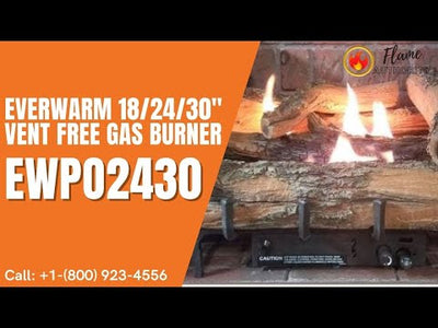EverWarm 18/24/30" Vent Free Gas Burner - EWPO2430