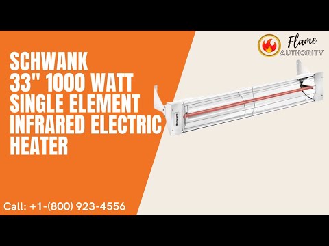 ElectricSchwank 33" 1000 Watt Single Element Infrared Electric Heater