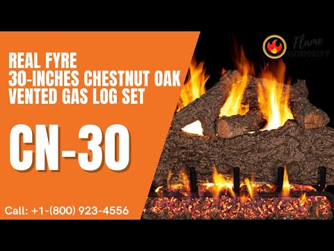 Real Fyre 30-inches Chestnut Oak Vented Gas Log Set CN-30
