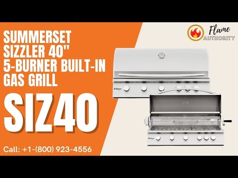 Summerset Sizzler 40" 5-Burner  Built-In Gas Grill SIZ40
